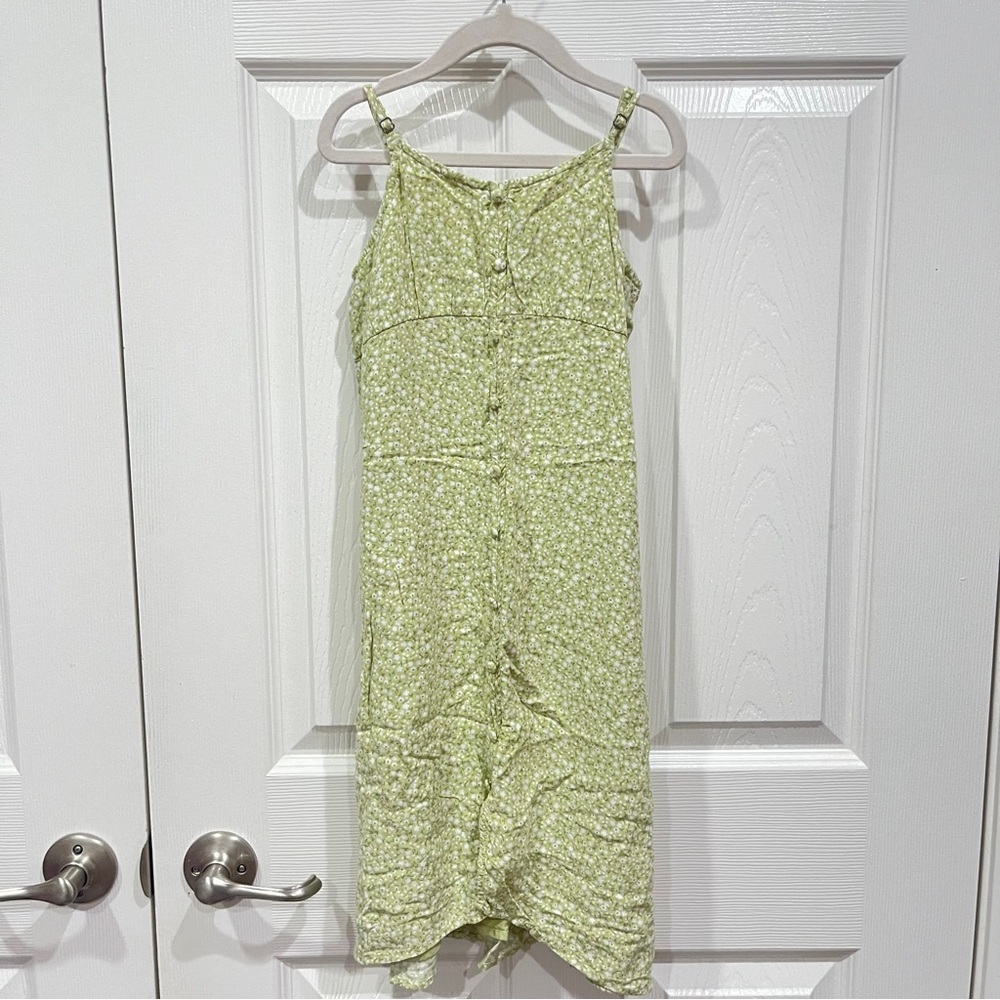 Abercrombie Kids Green Floral Dress